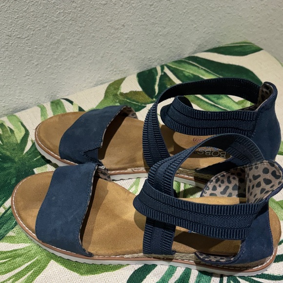 BOBS from Skechers Shoes - Women's Navy Sandals